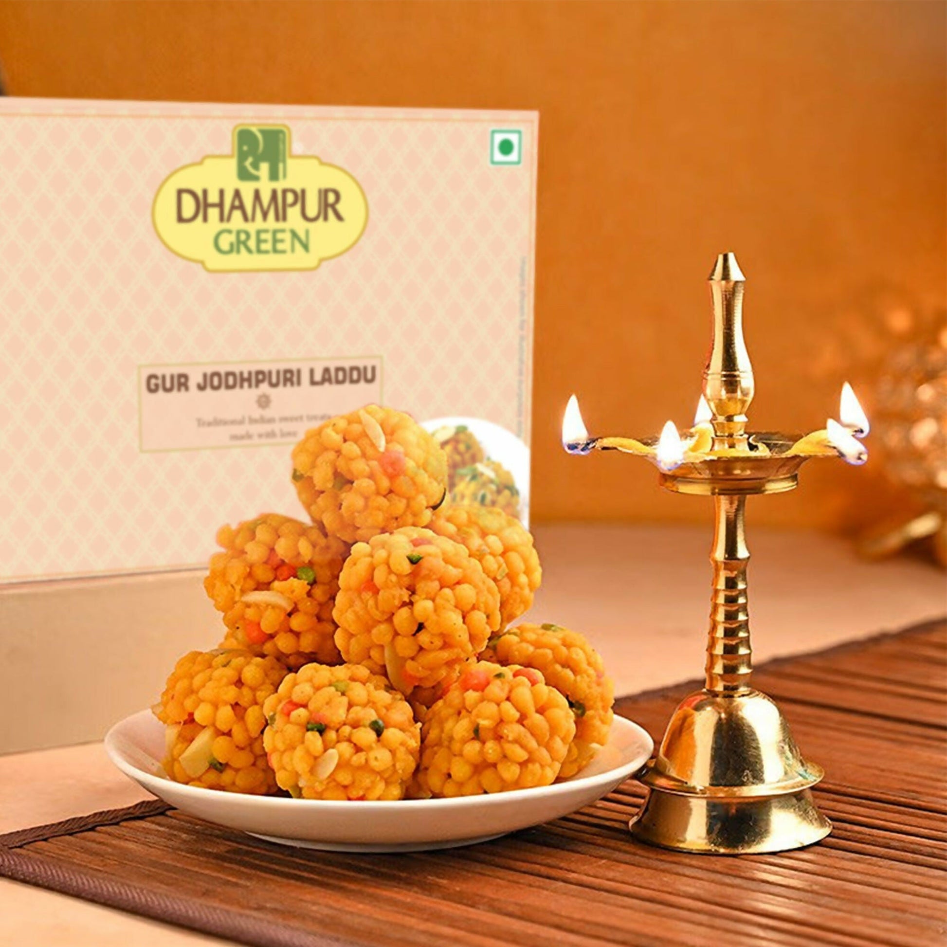 Dhampur Gur Jodhpuri Laddu | Swadesiicart