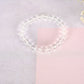 NVR Men & Women Transparent Beaded Elasticated Bracelet - Swadesiicart