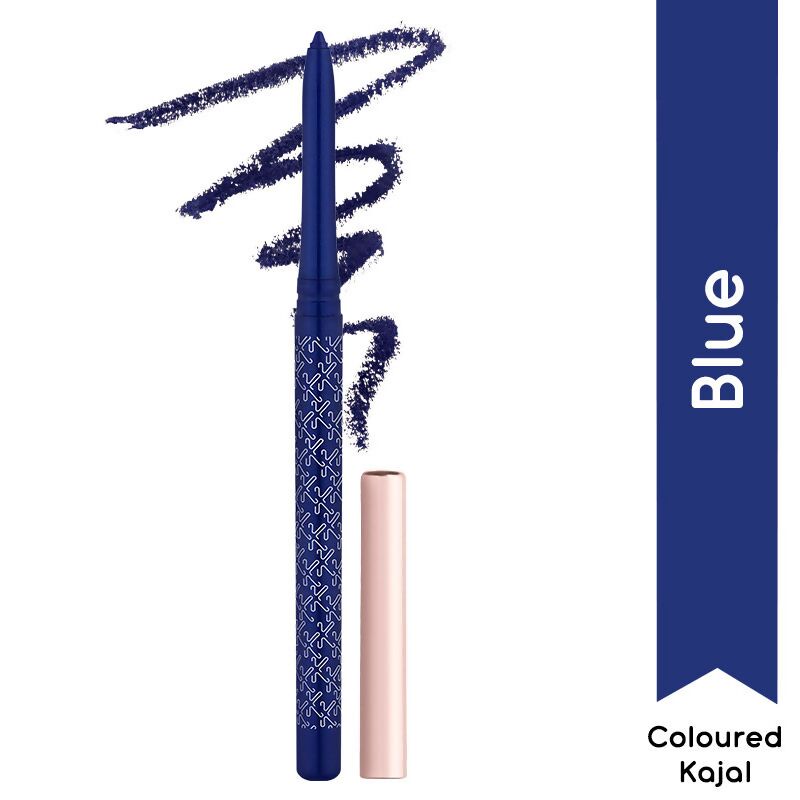 Kay Beauty By Katrina Kaif 24HR Coloured Matte Kajal - Blue | Swadesiicart