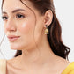 Nuyug 22K Gold Plated Sage Belle Mini Jhumki Earrings | Swadesiicart