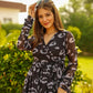 Aayaa Georgette Suit With Heavy Digital Print - Multi Color