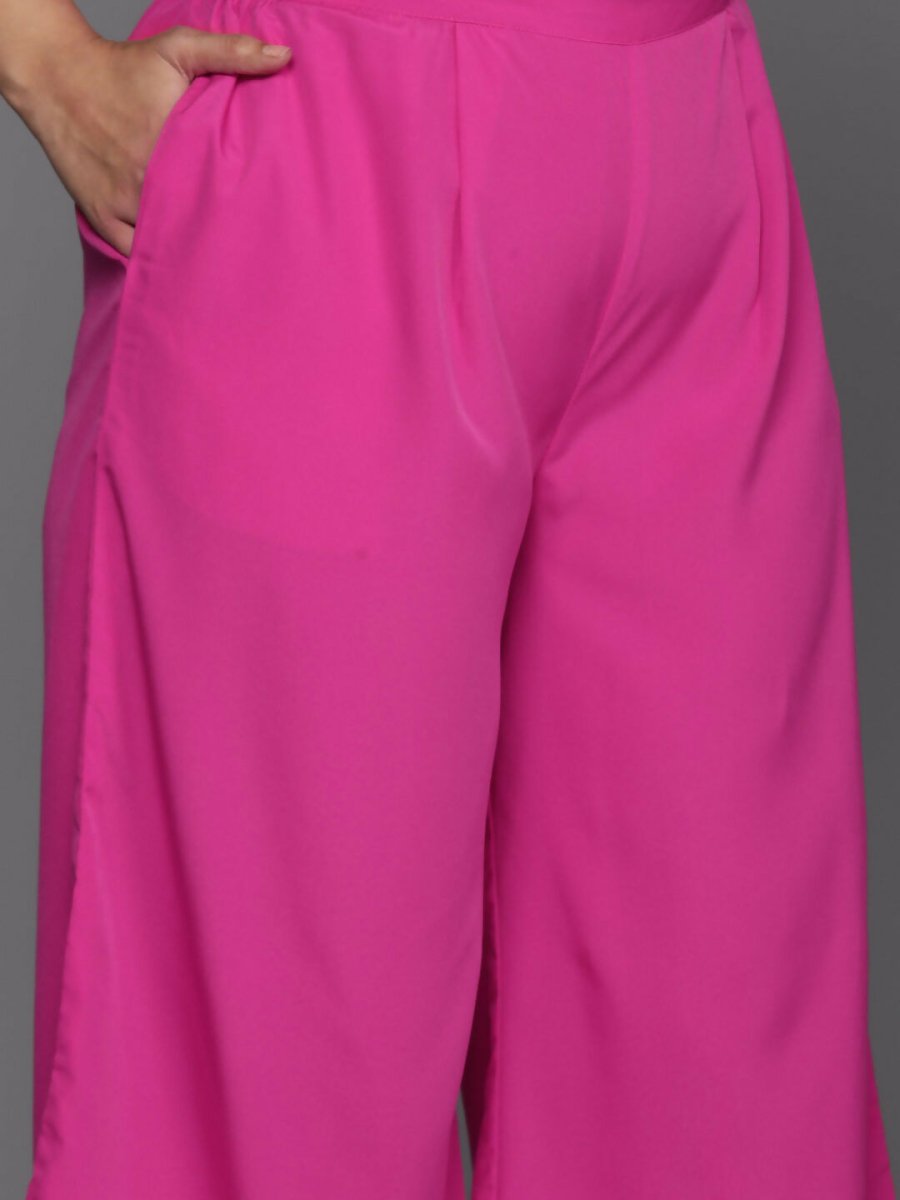 Ahalyaa Women's Traditional wear Kurta Set - Pink | Swadesiicart
