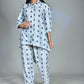Morchari Digital Print Semi Muslin Co-Ord Set Top & Trouser-Multicolor - Swadesiicart