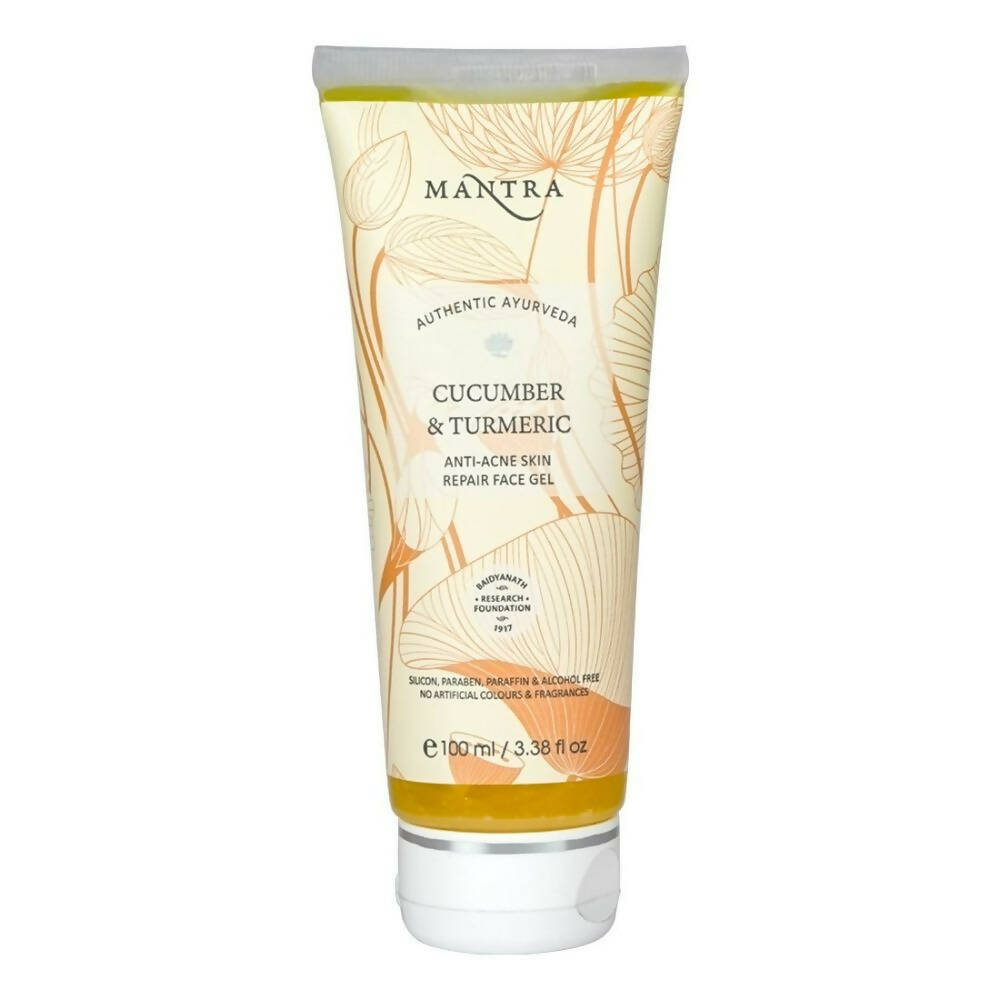 Mantra Herbal Cucumber & Turmeric Anti-Acne Skin Repair Face Gel - Swadesiicart