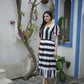 Aayaa Designer Printed One Piece Dress - Multi Color