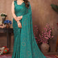 Aafreen Partywear Designer Rama Rangoli Silk Fancy Saree