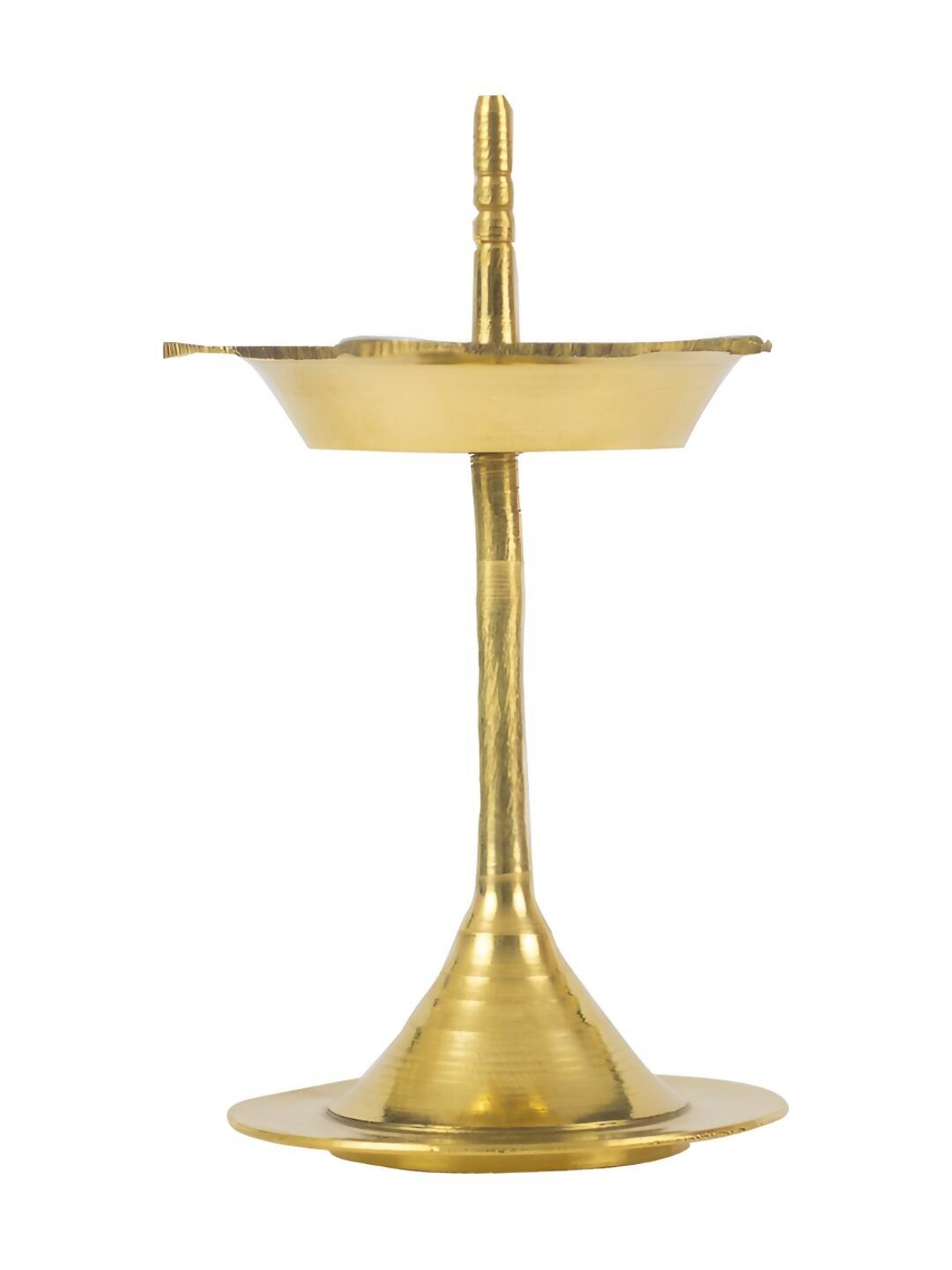 Spillbox Gold-Toned Brass Kuthu Vilakku Diyas Pooja Essential | Swadesiicart