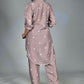Morchari Digital Print Semi Muslin Co-Ord Set Top & Trouser-Multicolor - Swadesiicart