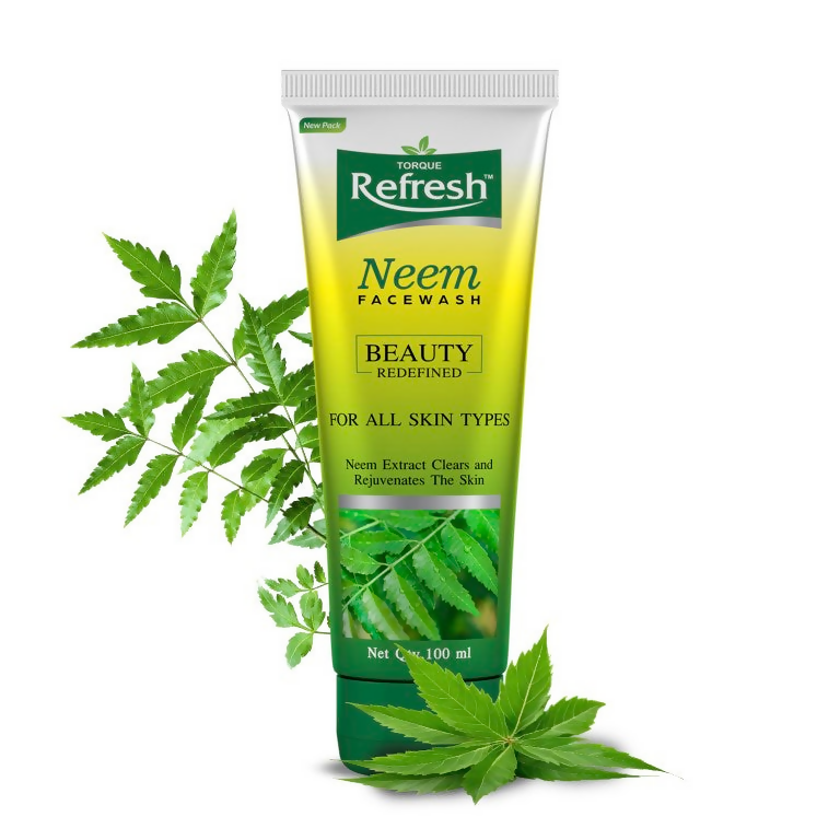 Torque's Refresh Neem Face Wash Cleanses And Soothes Skin - Swadesiicart
