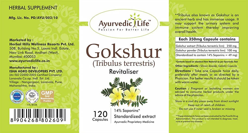 Ayurvedic Life Gokshur Capsules | Swadesiicart