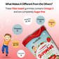 HealthAid Children's Multivitamin Gummies with Omega 3 Gummies - Strawberry Flavour - Swadesiicart