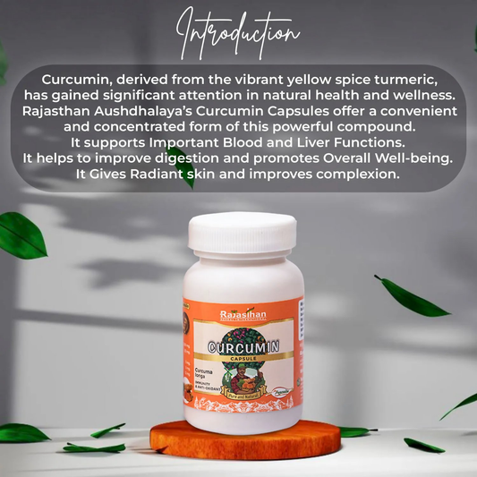 Rajasthan Herbals Curcumin Capsules | Swadesiicart