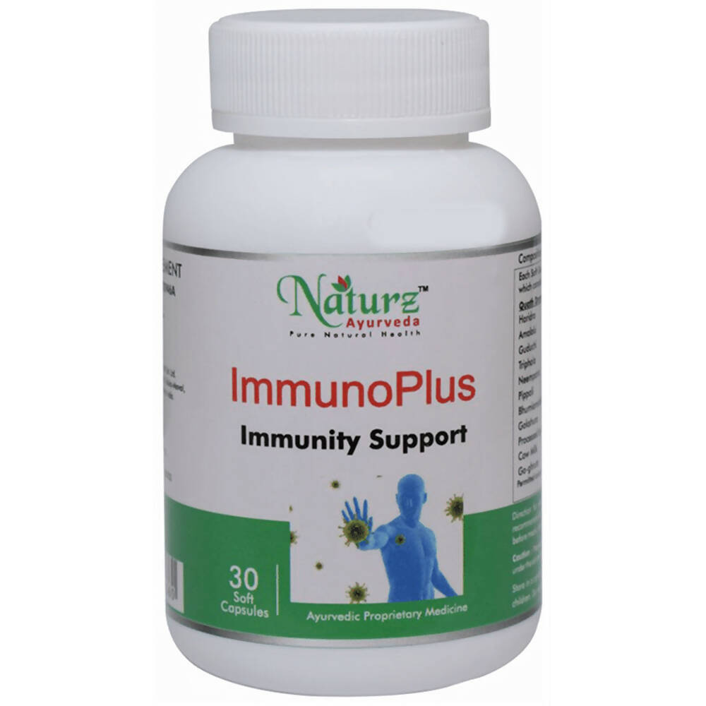 Naturz Ayurveda Immunoplus Capsules | Swadesiicart