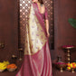 Aastha Fashion Mustard Tissue Silk Weaving Saree