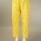 Jyoti Fashion Women's Yellow Rayon Embroidery & Sequence work Kurta with Trouser & Dupatta | Swadesiicart