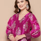 Ahalyaa Women's Traditional wear Kurta - Pink | Swadesiicart