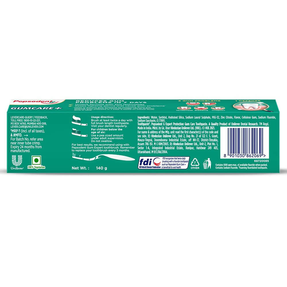 Pepsodent Expert Protection Gum Care+ Toothpaste - Swadesiicart