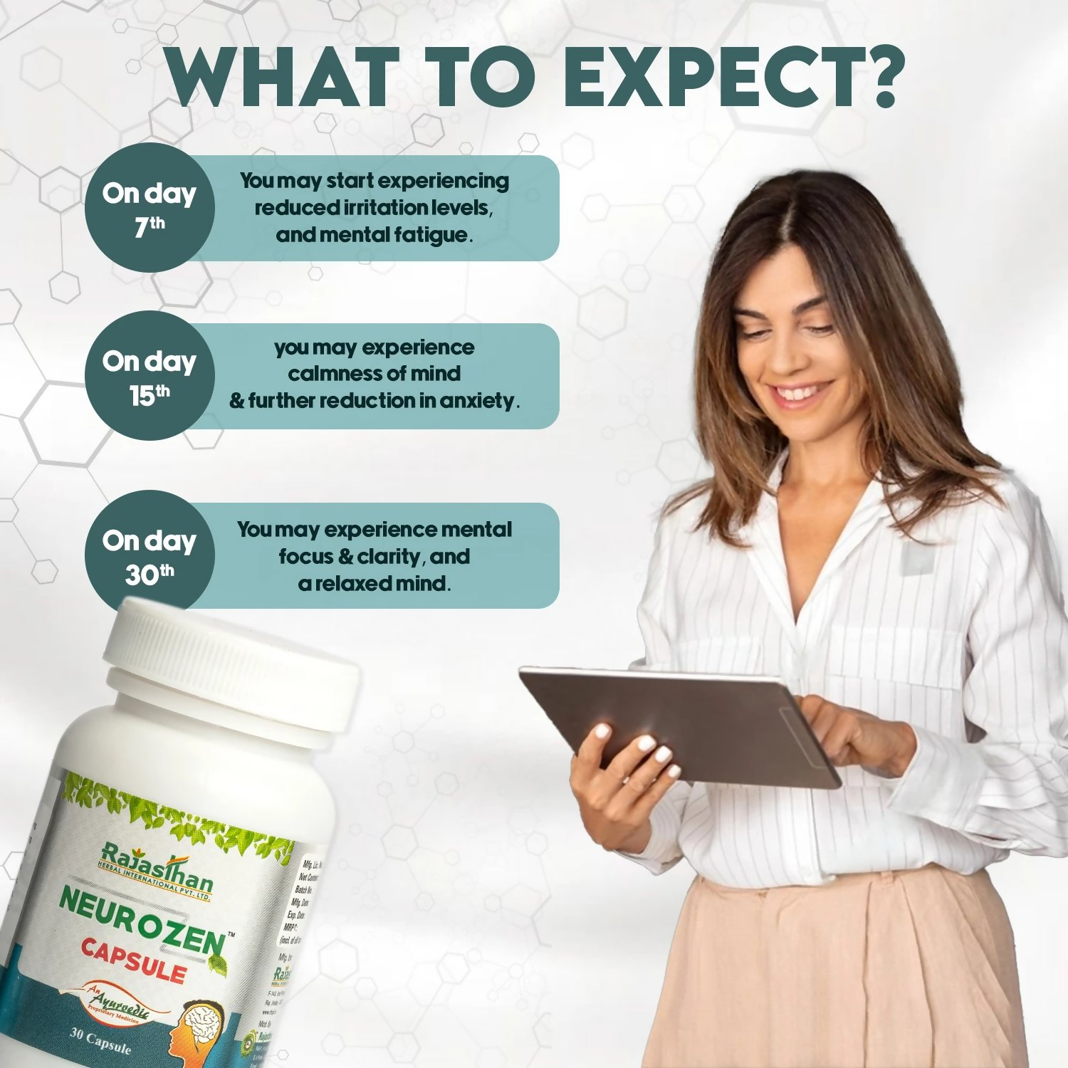 Rajasthan Herbals Neurozen Capsules | Swadesiicart