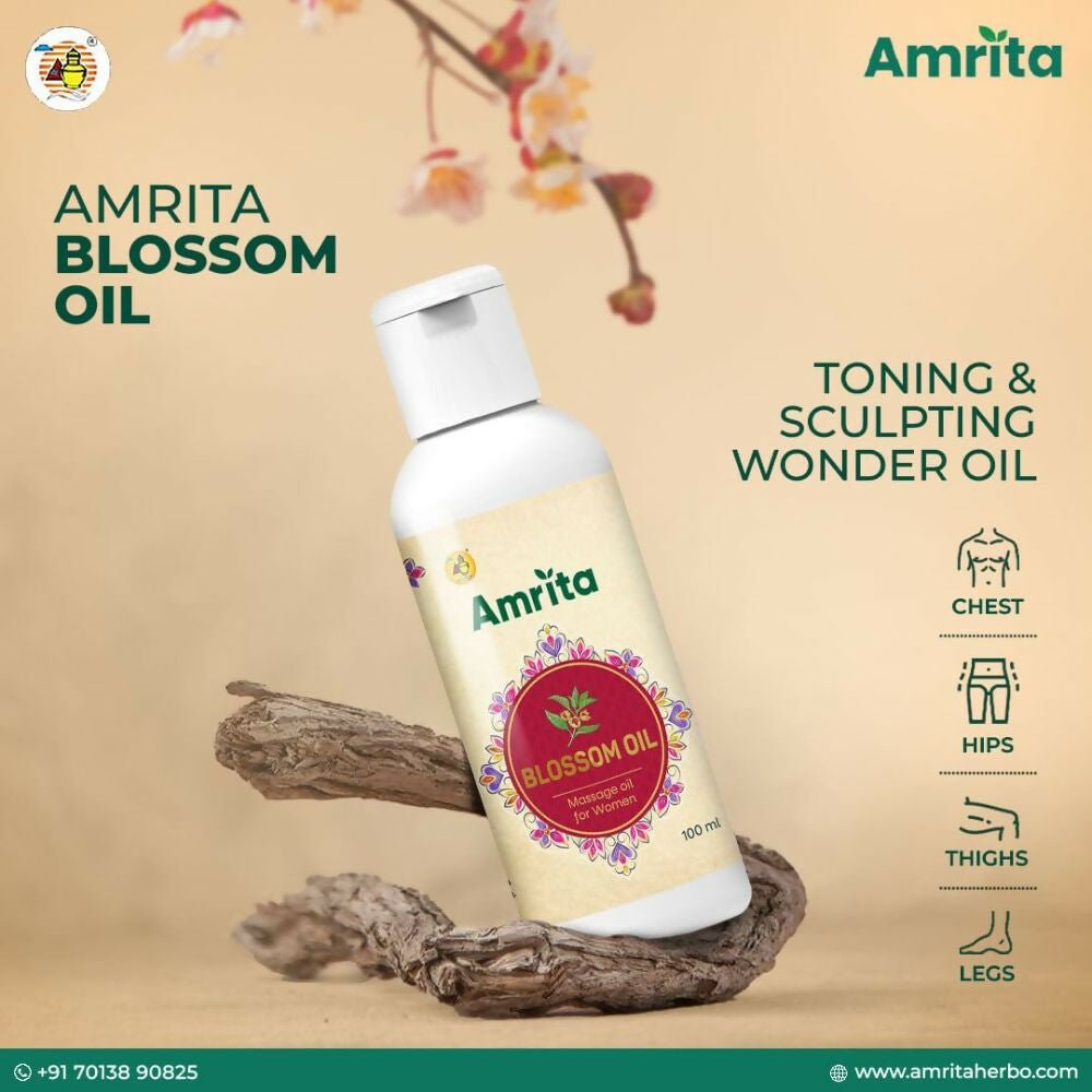 Amrita Blossom Oil - Massage Oil for Women - Swadesiicart