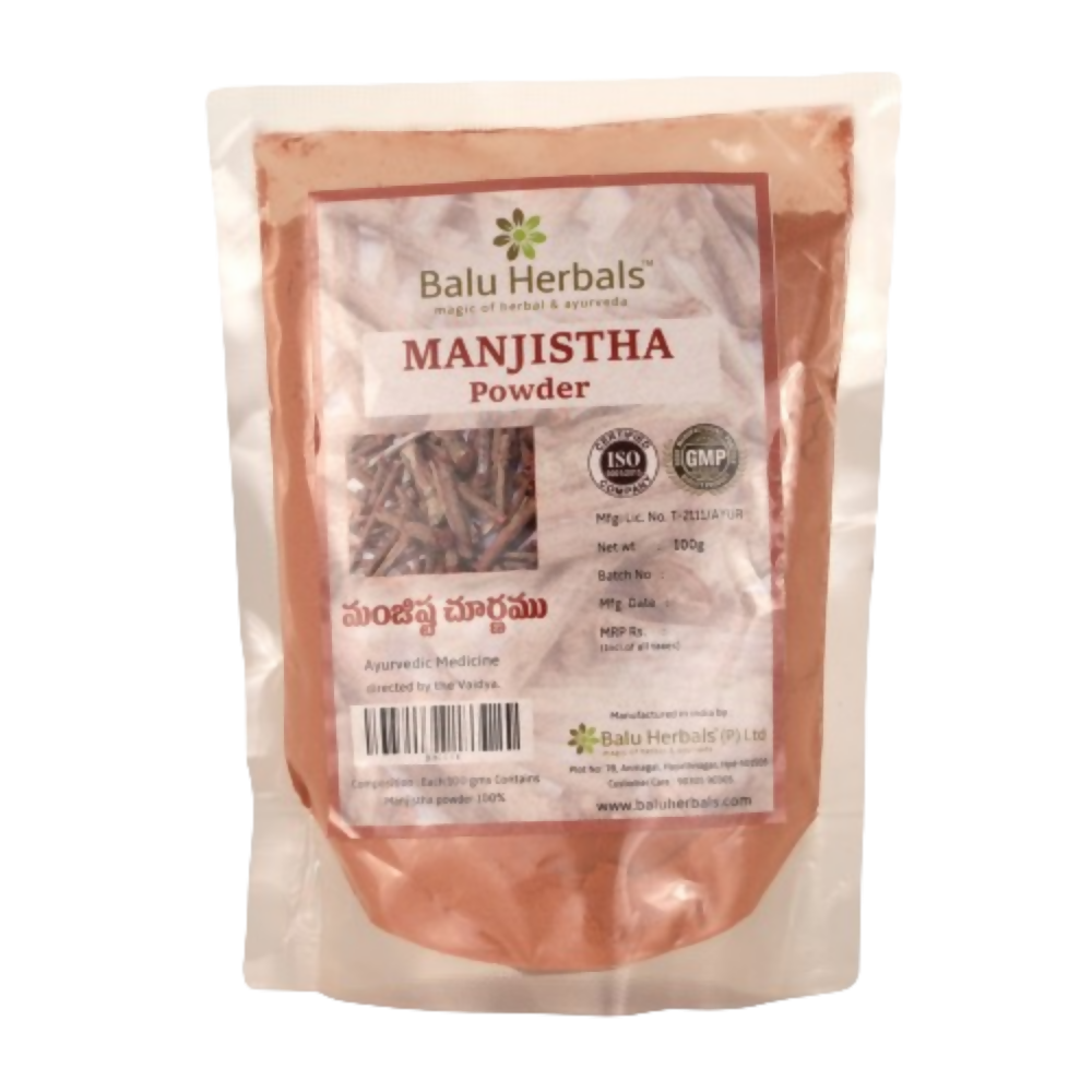 Balu Herbals Rubia Cordifolia (Manjishta) Powder - Balu Herbals