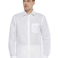 Ramraj Cotton Mens Linen Full Sleeve White Shirt | Swadesiicart