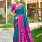 Shree Shyam Fashion Sea Green Soft Silk Saree