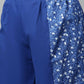 Ahalyaa Womens Royal Blue Pure Cotton Printed Kurtas | Swadesiicart