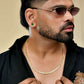 VOJ Dual Toned Self Designed Gold-Polished Chain For Men | Swadesiicart