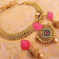 Pink & Green Antique Necklace Set