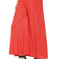Asmaani Red Color Lycra Fabric Flared Palazzo