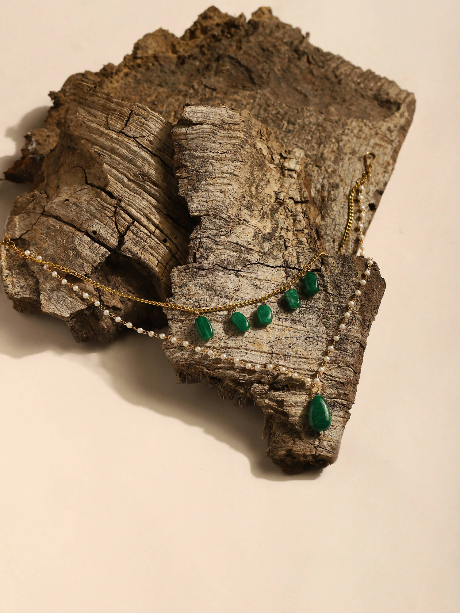 Women's Gold-Polished Necklace - Ruby Raang | Swadesiicart