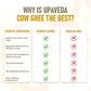 Upaveda A2 Pure Ghee| 100% Gir Cow Ghee | A2 Cow Desi Pure Ghee | Organic Grass Fed Cows | Traditional Bilona Method Ghee | Swadesiicart