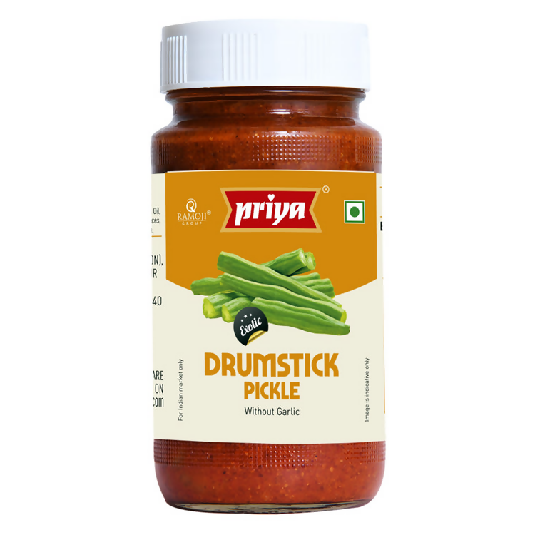 Priya Drumstick Pickle (Without Garlic) | Swadesiicart