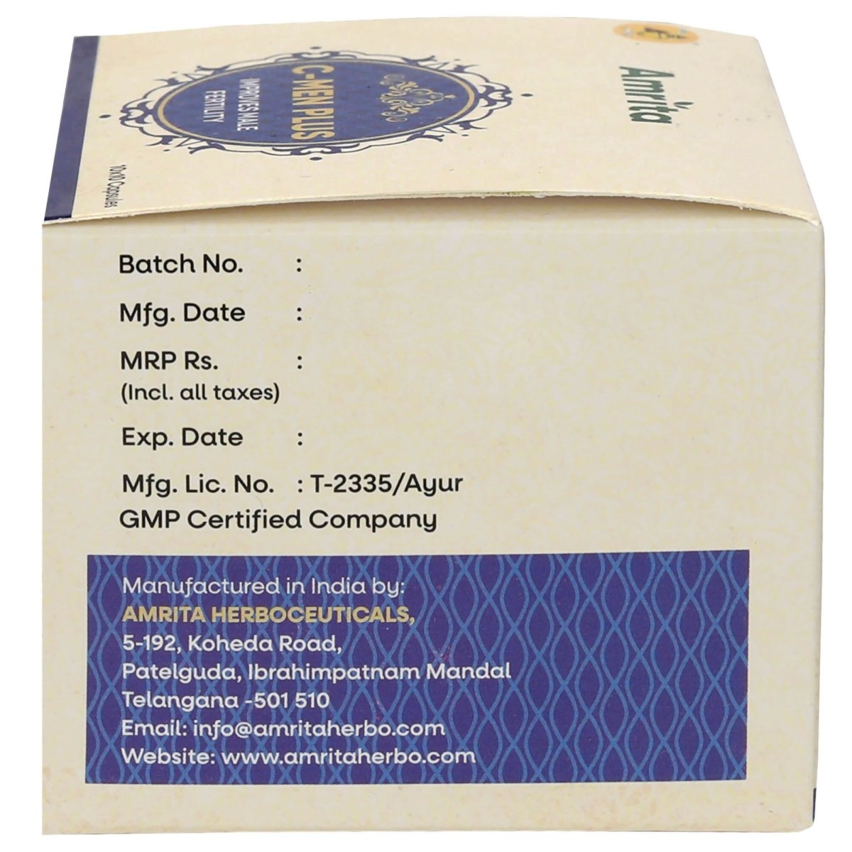 Amrita C- Men Plus Capsules - Swadesiicart