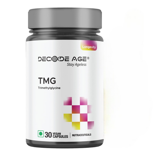 Decode Age TMG 98% Pure Trimethylglycine (TMG) Supplements Capsules - Swadesiicart