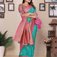 Joban Fashion Banarasi Turquoise Small Butti Soft Silk Saree | Swadesiicart