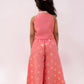 Lil Drama Mishti Peach Top and Pant Set For Girls | Swadesiicart