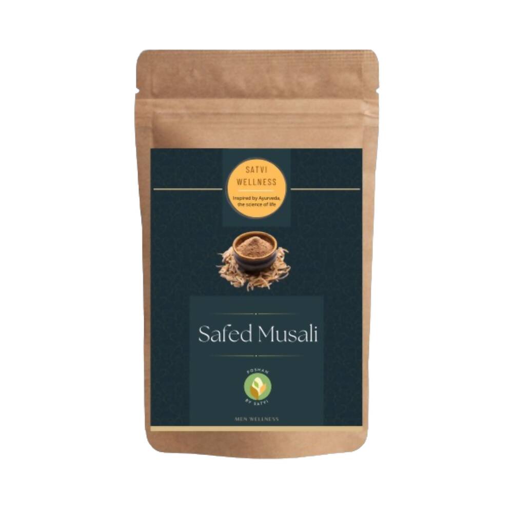 Satvi Wellness Safed Musli Powder | White Musli Powder | Men Wellness - Satvi Wellness