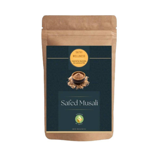 Satvi Wellness Safed Musli Powder | White Musli Powder | Men Wellness - Satvi Wellness