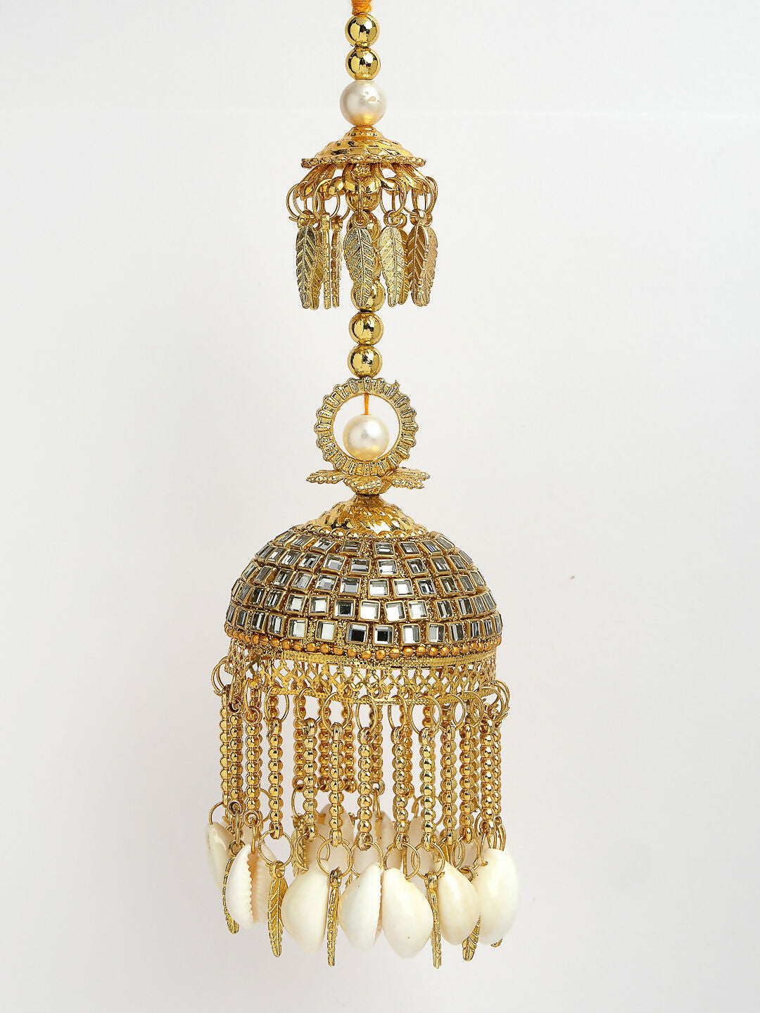 NVR Women's Pack Of 2 Gold-Polished Kundan Kaleera Sets - Swadesiicart