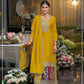 Anaita Yellow Heavy Chinon Stitched Suit with Embroidery & Sequence Work