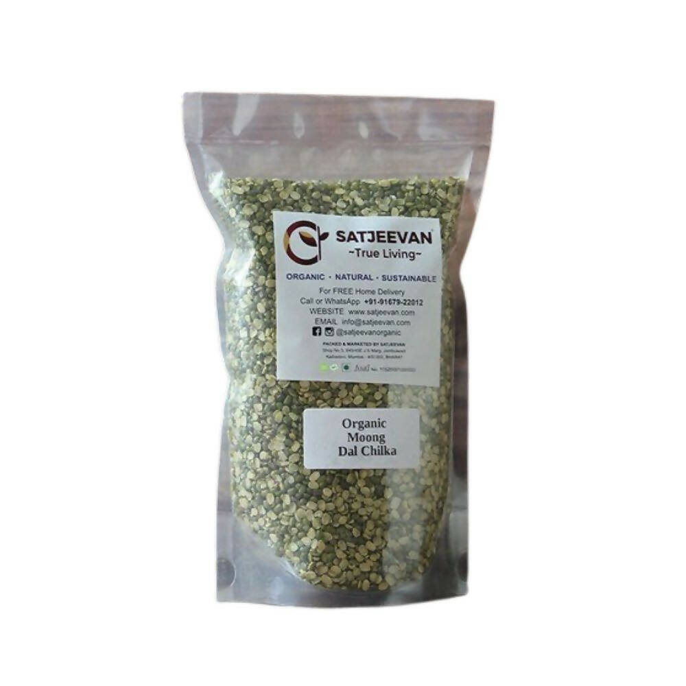 Satjeevan Organic Moong Dal Chilka - Swadesiicart
