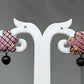 Terracotta Star Studs With Drops