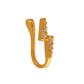 Ruby Raang Gold Bijlee Nose Pin | Swadesiicart