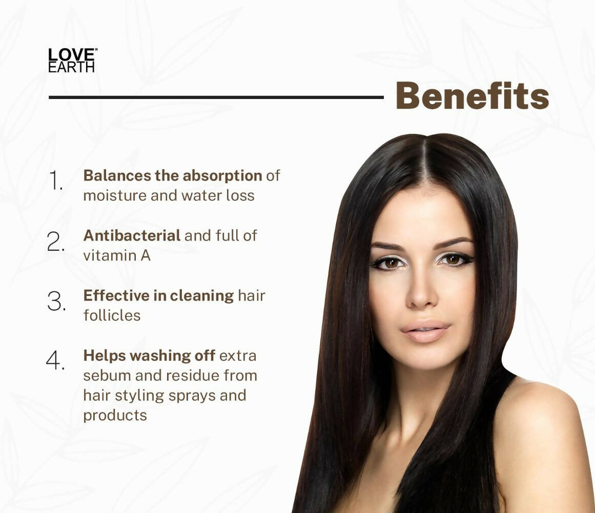Love Earth Hair Cleanser with Organic Aloe Vera - Swadesiicart