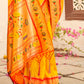 Shree Shyam Fashion Silk Blend Yellow Saree