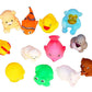Cable World Plastic Baby Bath Chu Chu Colorful Animal Shape Toy (Multicolor, Multi Design)