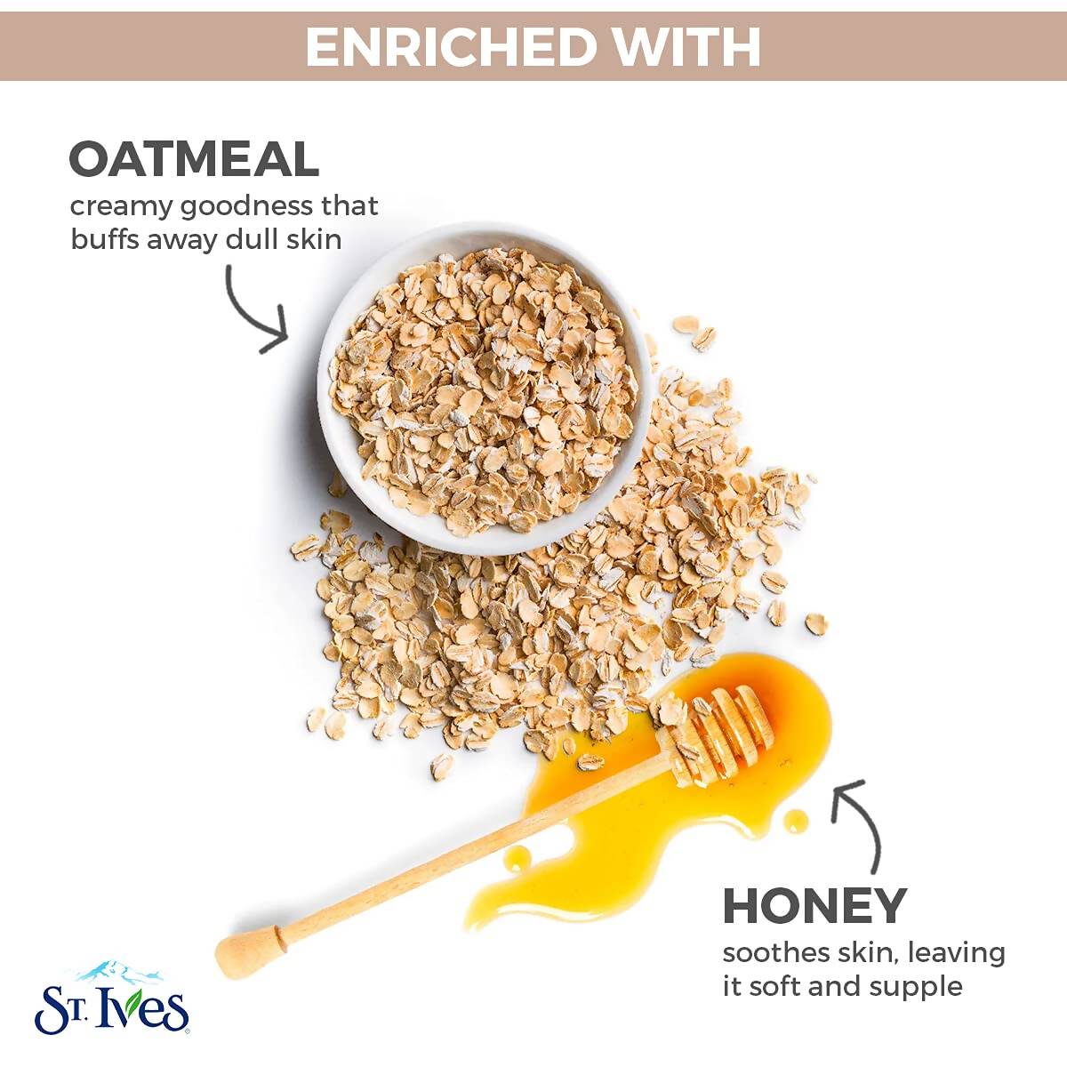 St. Ives Gentle Smoothing Oatmeal Scrub and Mask - Swadesiicart