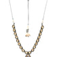 Dual Tone Kundan Neckpiece (silver) - Ruby Raang | Swadesiicart