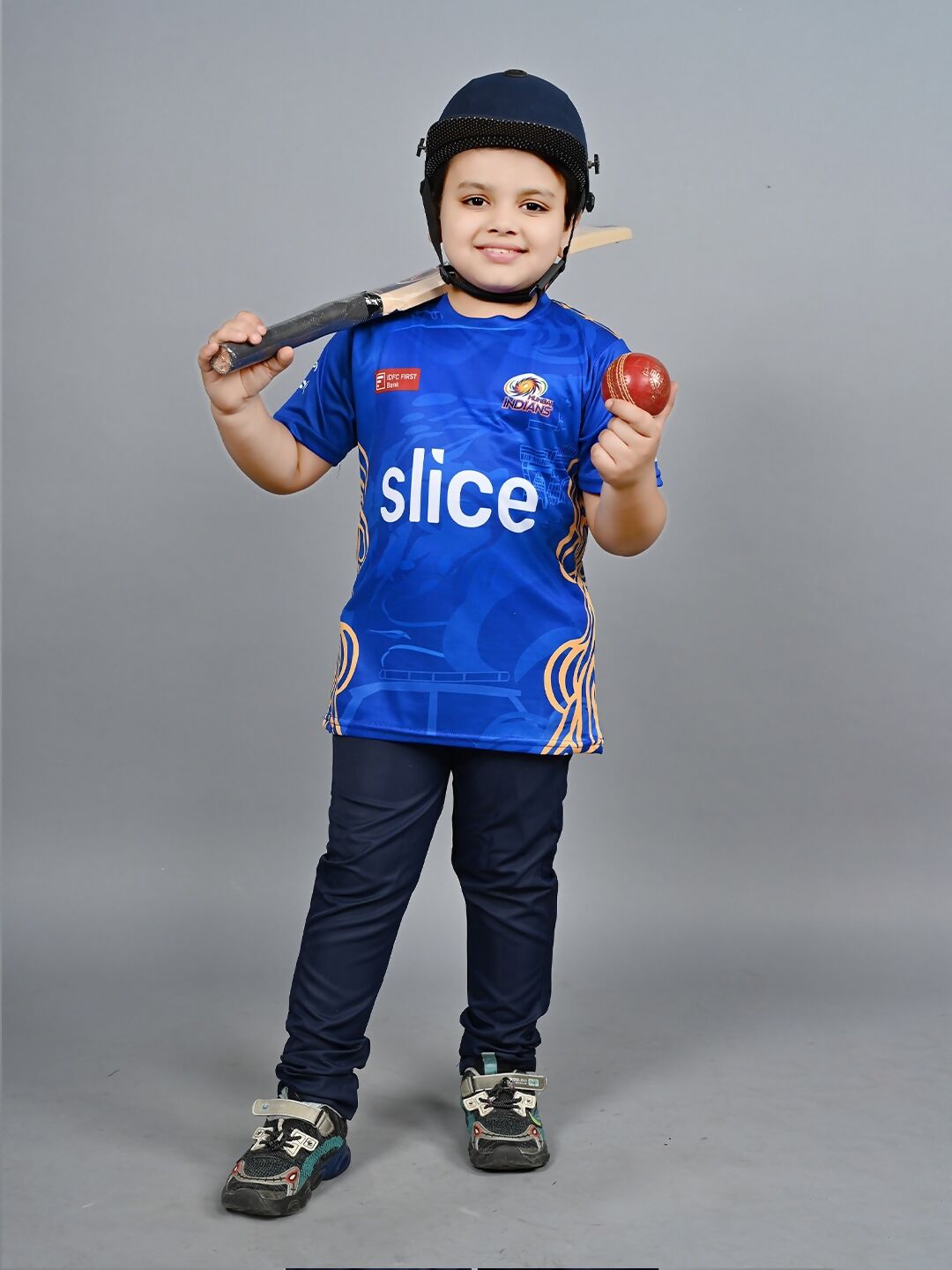 Baesd Kids MI Ipl, T20 Cricket Jersey T-shirt | Swadesiicart